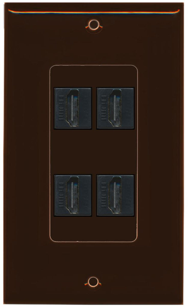 Riteav decorativo muro CAT5e 1 piastra, ra wp uni ks D1G 5E BRBR 6P Riteav decorativo muro CAT5e 1 piastra, ra wp uni ks D1G 5E BRBR 6P