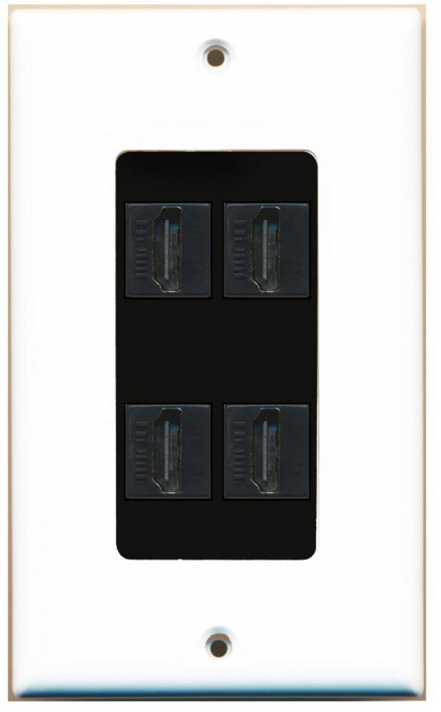 R Piastra Muro Per Altoparlanti - Doppio Banana Jack Placcati Oro, Colore Bianco, Per Cablaggi Audio Altoparlante IPhone X - Foto 8