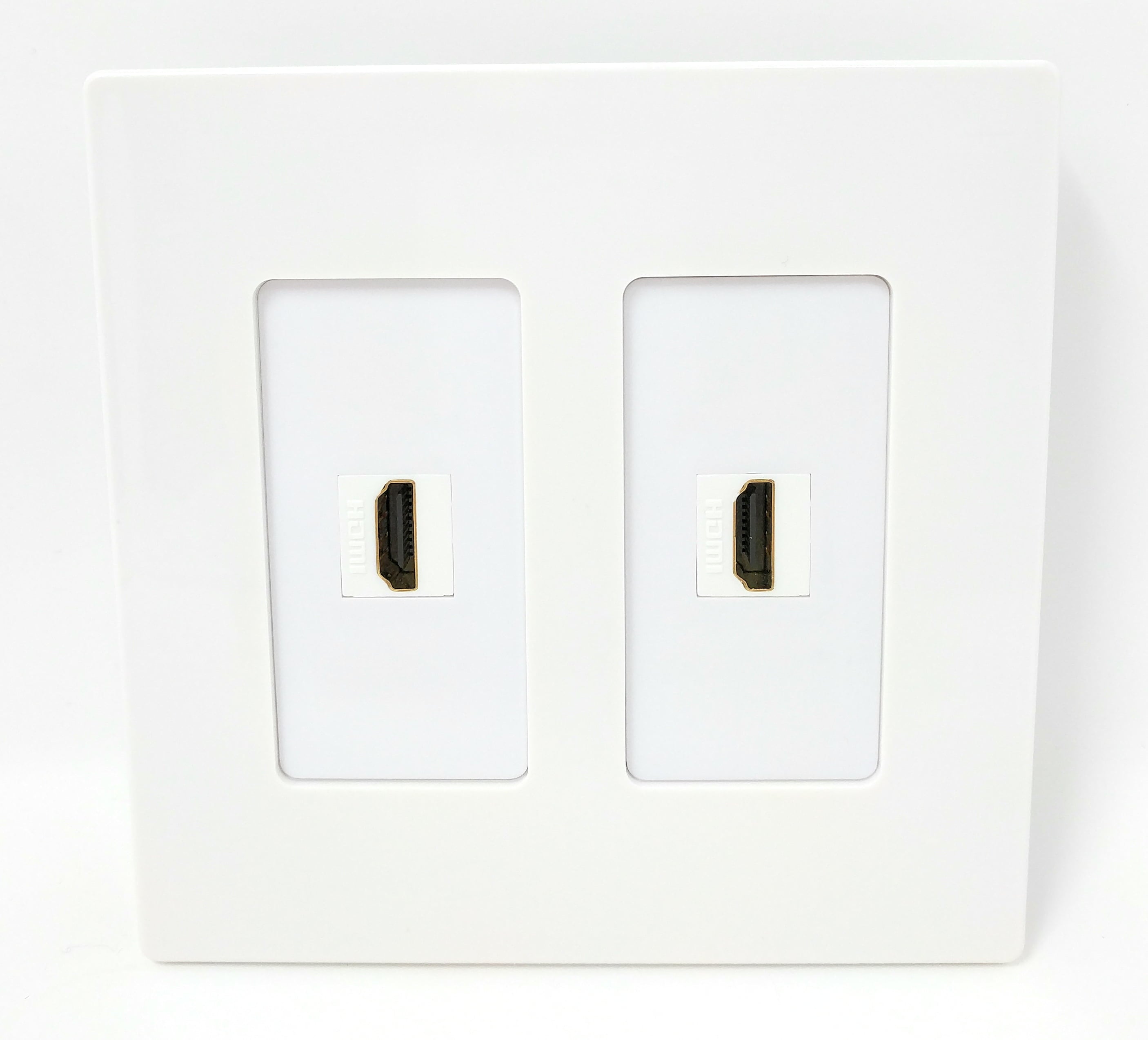 Riteav Placca A Muro Bianca Doppia – 2 Porte RJ45 Cat6 Ethernet, Senza Attrezzi - 3