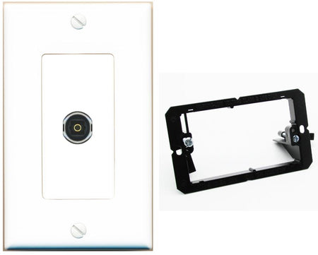 TOSLINK Wall Plate [White]