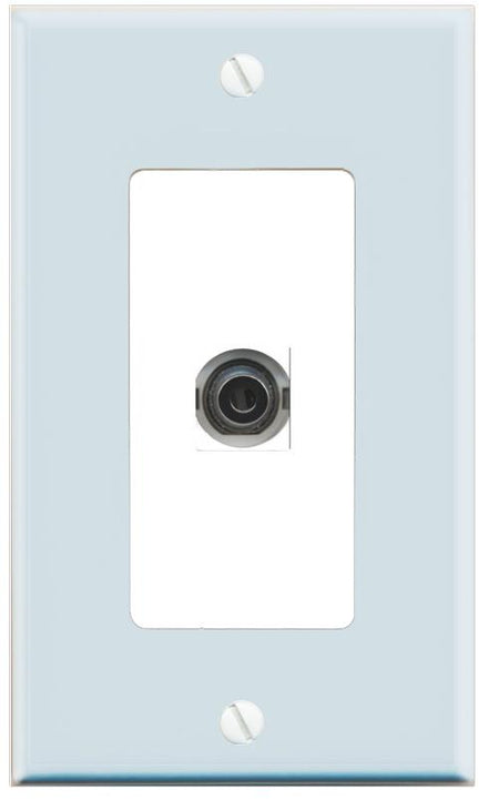 RiteAV 3-5MM Wall Plate [Light Blue-White]