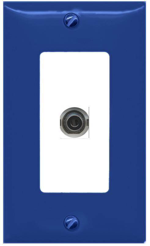 RiteAV 3-5MM Wall Plate [Navy Blue-White]