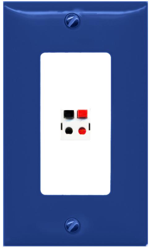 RiteAV SPEAKER Wall Plate [Navy Blue-White]