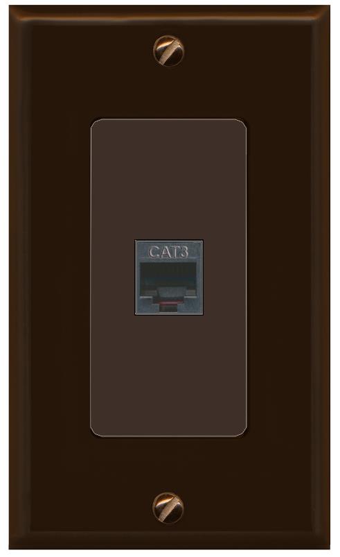 PHONE Wall Plate [Brown]