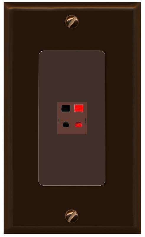 SPEAKER Wall Plate [Brown]