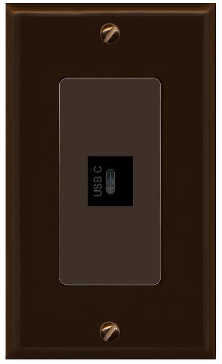 USBC Wall Plate [Brown]
