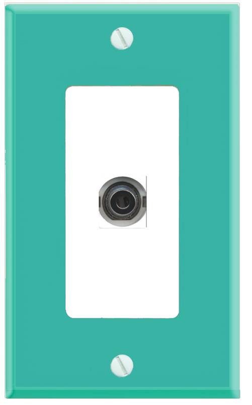 RiteAV 3-5MM Wall Plate [Turquoise-White]