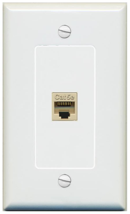 CAT5E-IVORY Wall Plate [Gray]