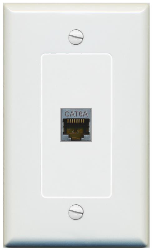 CAT6A Wall Plate [Gray]