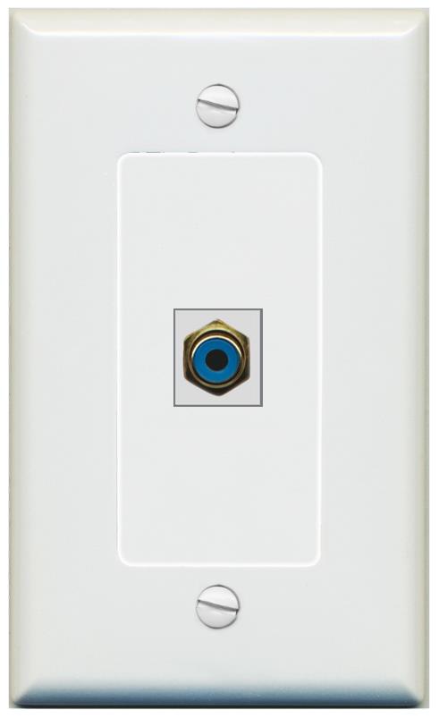 RCA-BLUE Wall Plate [Gray]