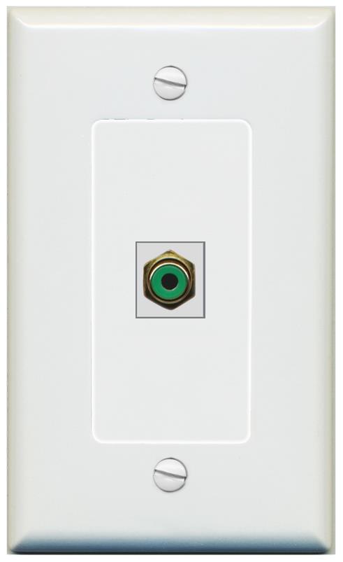 RCA-GREEN Wall Plate [Gray]