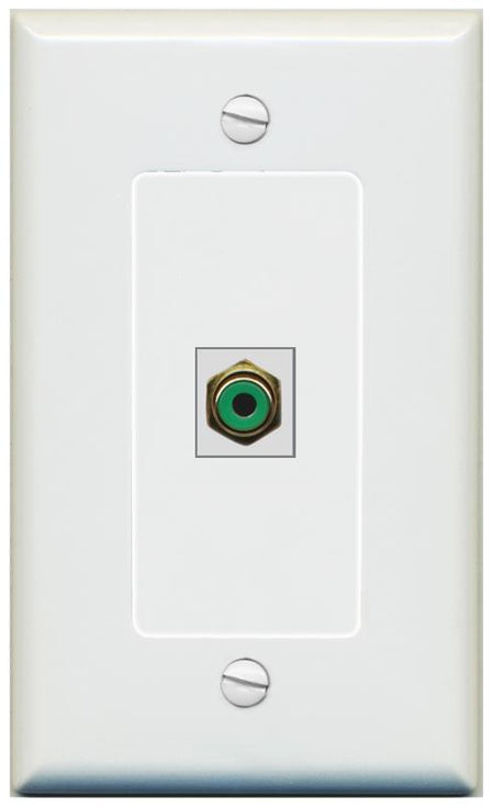 RCA-GREEN Wall Plate [Gray]