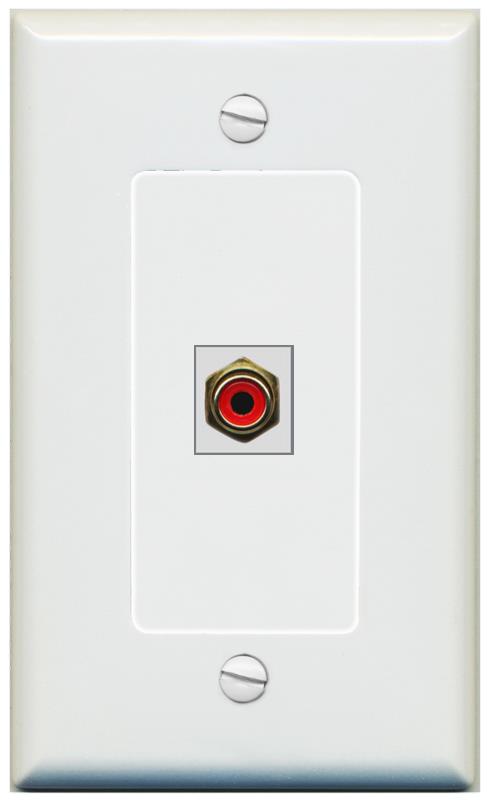 RCA-RED Wall Plate [Gray]