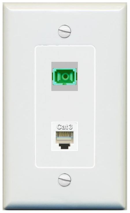1 PHONE 1 SC-APC-SX Wall Plate [Gray]