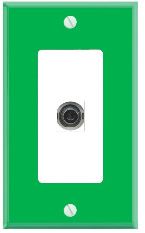 RiteAV 3-5MM Wall Plate [Green-White]