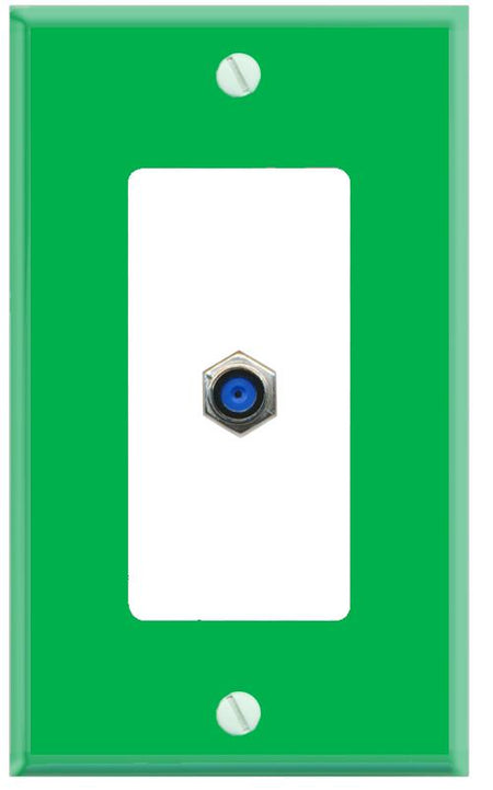 RiteAV F81 Wall Plate [Green-White]