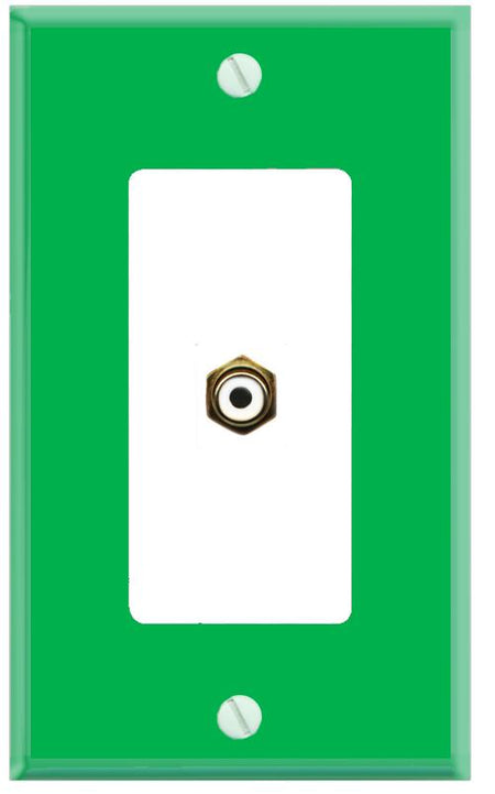 RiteAV RCA-WHITE Wall Plate [Green-White]