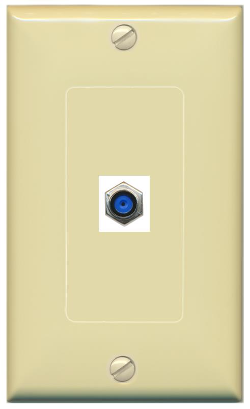 RiteAV -F81 Wall Plate [Ivory]