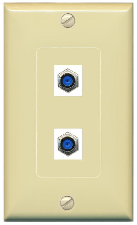 2 F81 Wall Plate [Ivory]