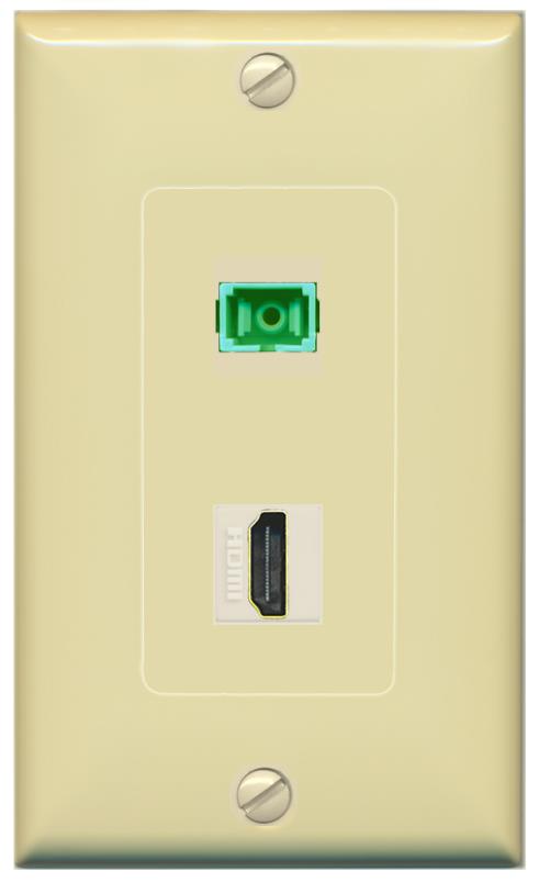 HDMI SC-APC-SX Wall Plate [Ivory]