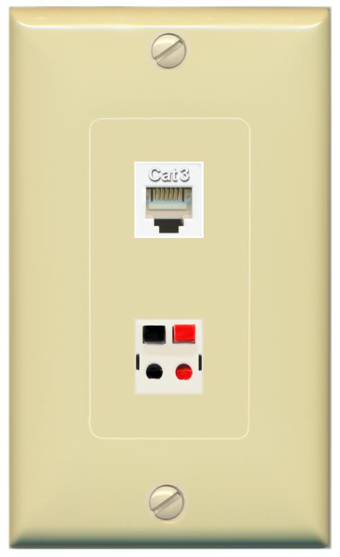 PHONE SPEAKER Wall Plate [Ivory]