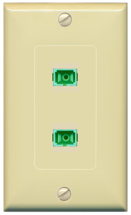 2 SC-APC-SX Wall Plate [Ivory]
