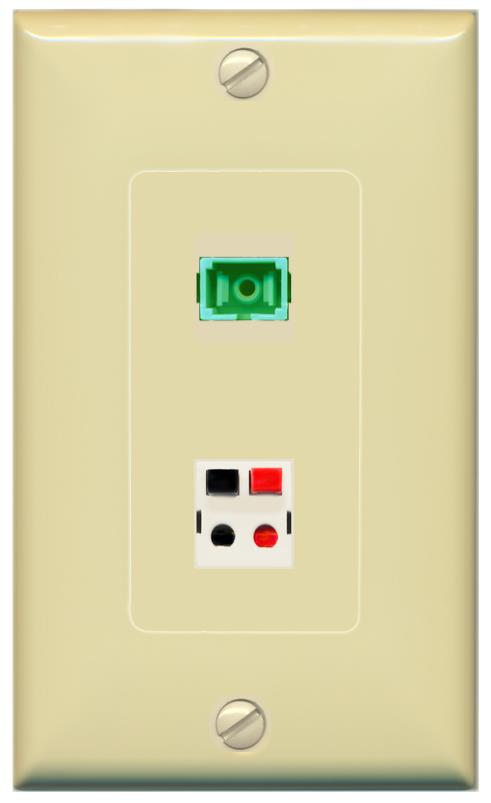 SC-APC-SX SPEAKER Wall Plate [Ivory]