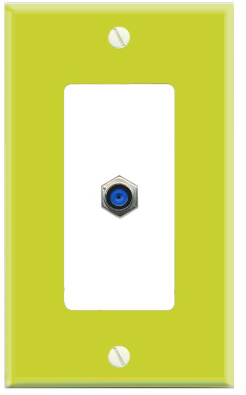 RiteAV F81 Wall Plate [Pea Green-White]