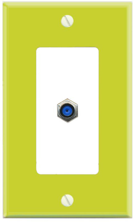 RiteAV F81 Wall Plate [Pea Green-White]