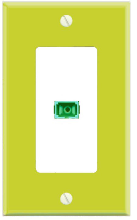 RiteAV SC-APC-SX Wall Plate [Pea Green-White]