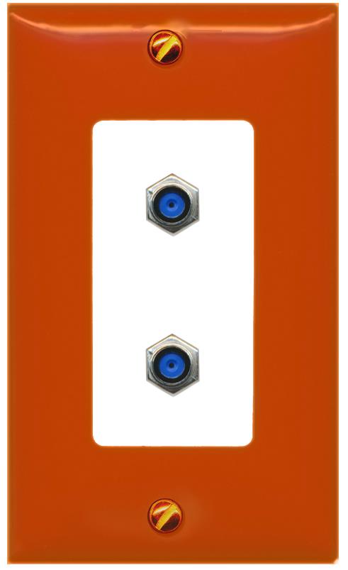 RiteAV 2 F81 Wall Plate [Orange/White]