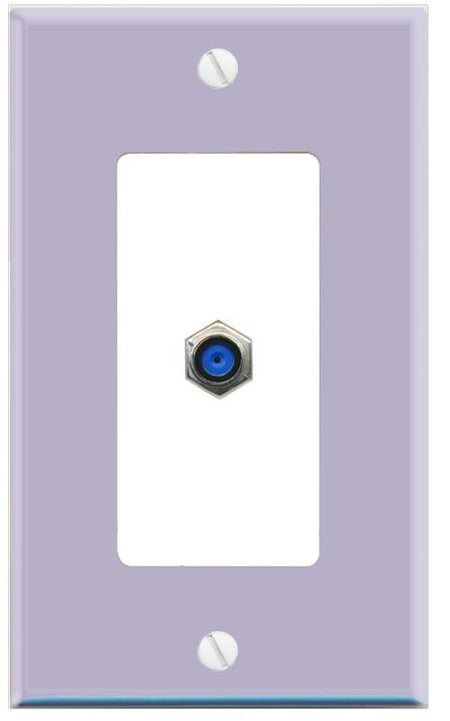 RiteAV F81 Wall Plate [Lavendar-White]