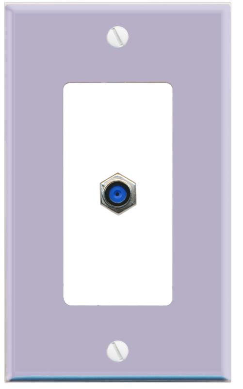 RiteAV F81 Wall Plate [Lavendar-White]