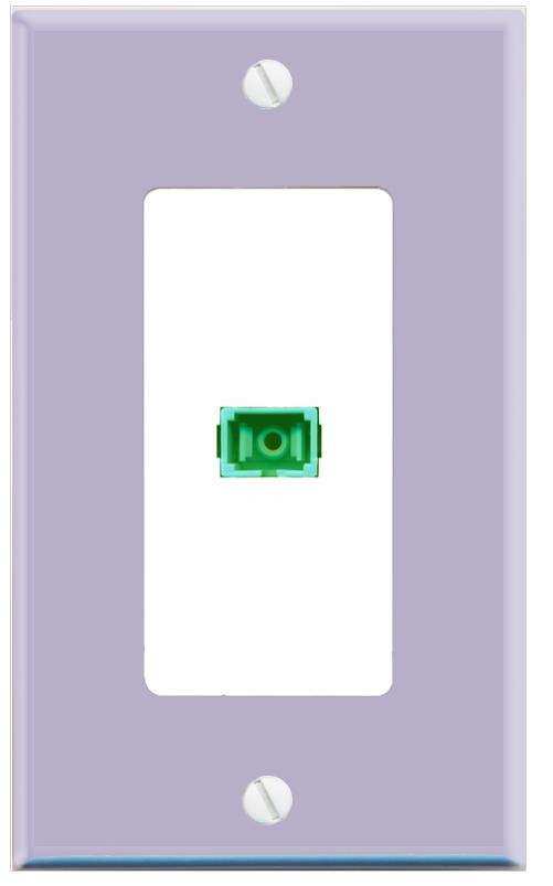 RiteAV SC-APC-SX Wall Plate [Lavendar-White]