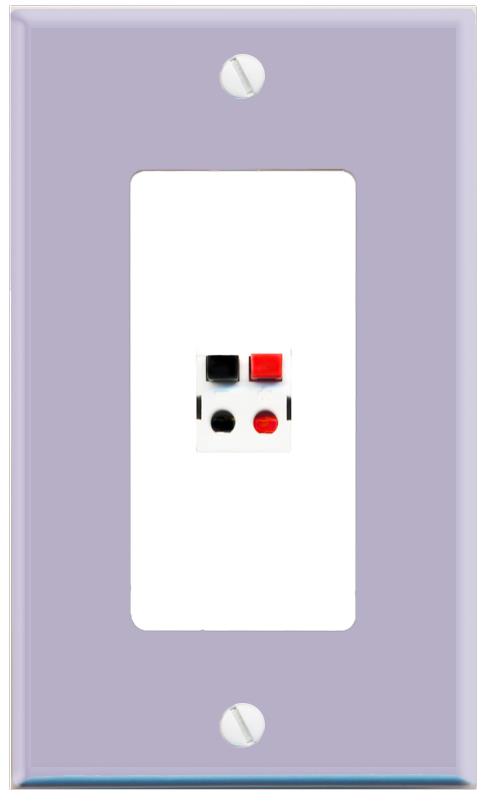 RiteAV SPEAKER Wall Plate [Lavendar-White]