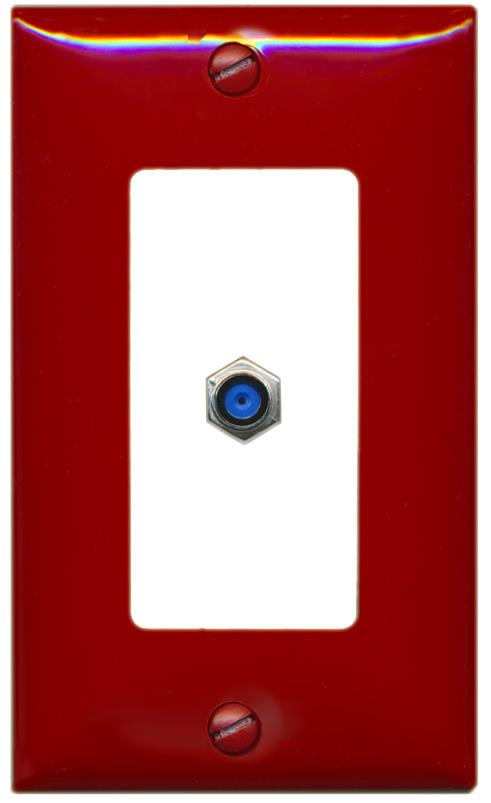 RiteAV F81 Wall Plate [Red-White]