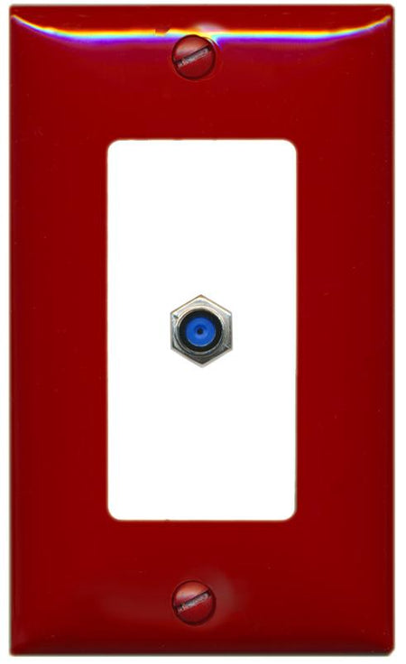 RiteAV F81 Wall Plate [Red-White]