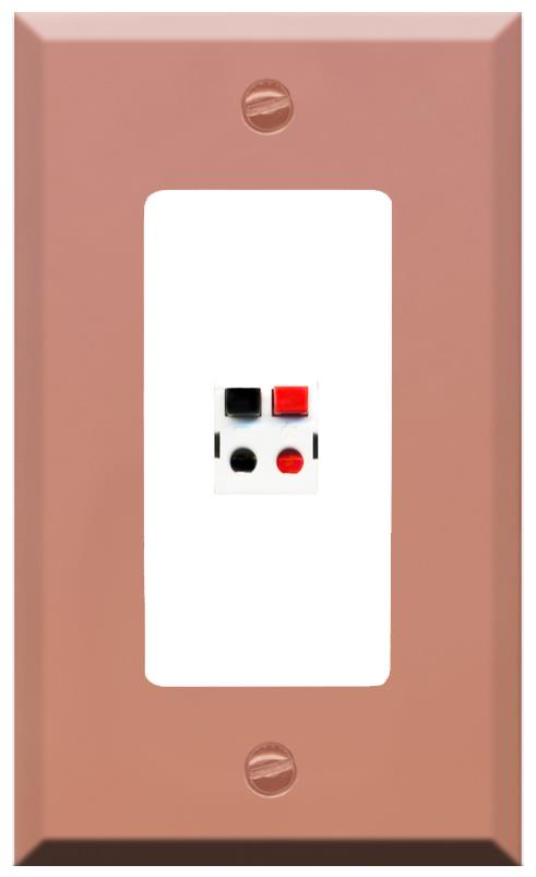 RiteAV SPEAKER Wall Plate [Rose Gold-White]