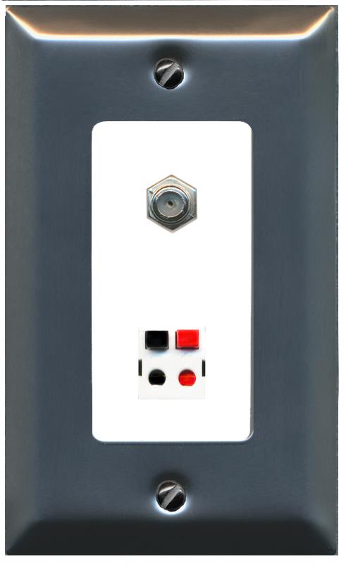 COAX SPEAKER Wall Plate [White]