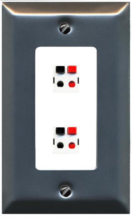 2 SPEAKER Wall Plate [White]