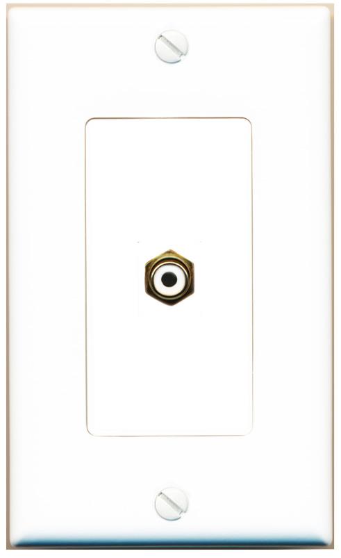 RCA-WHITE Wall Plate [White]