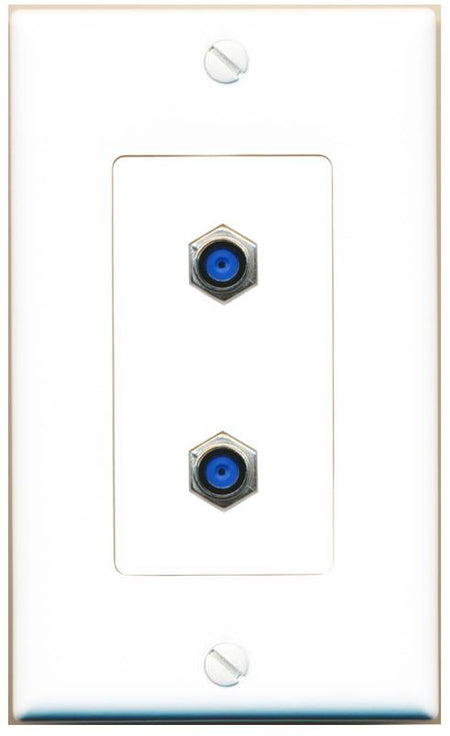 2 F81 Wall Plate [White]