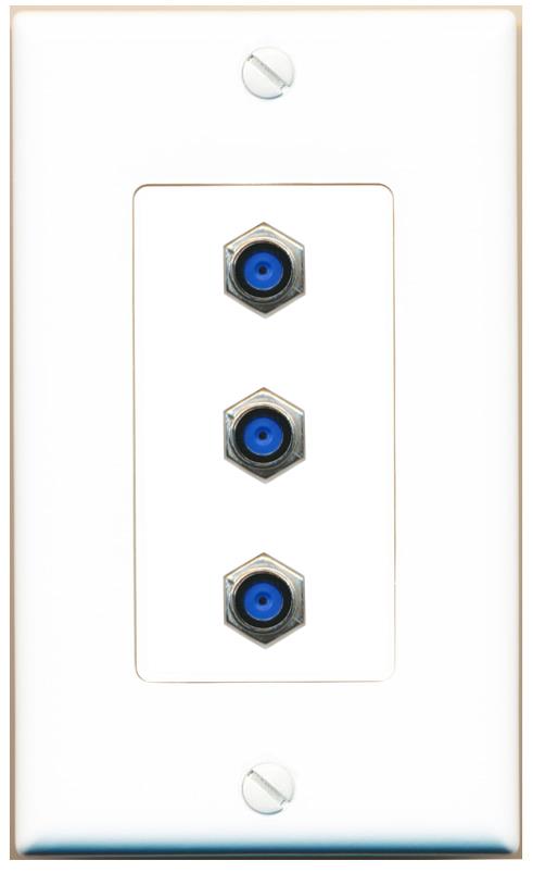 3 F81 Wall Plate [White]