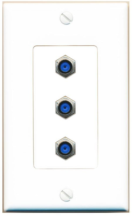 3 F81 Wall Plate [White]