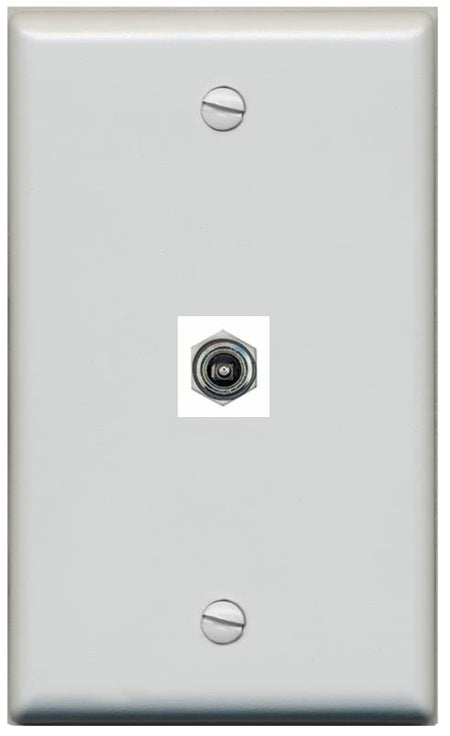 RiteAV -DC-POWER Wall Plate Flat/Solid [Gray]