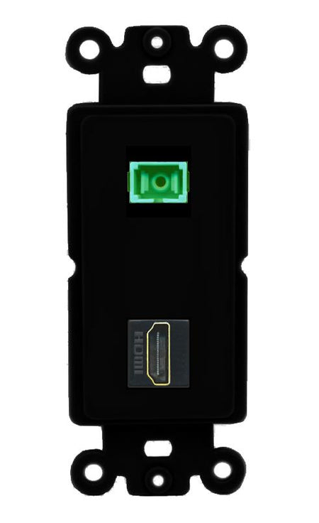 HDMI SC-APC-SX Wall Plate [Black]