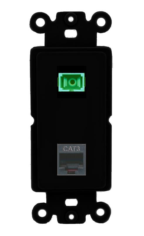 PHONE SC-APC-SX Wall Plate [Black]