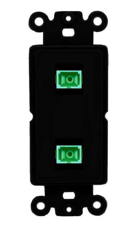 2 SC-APC-SX Wall Plate [Black]