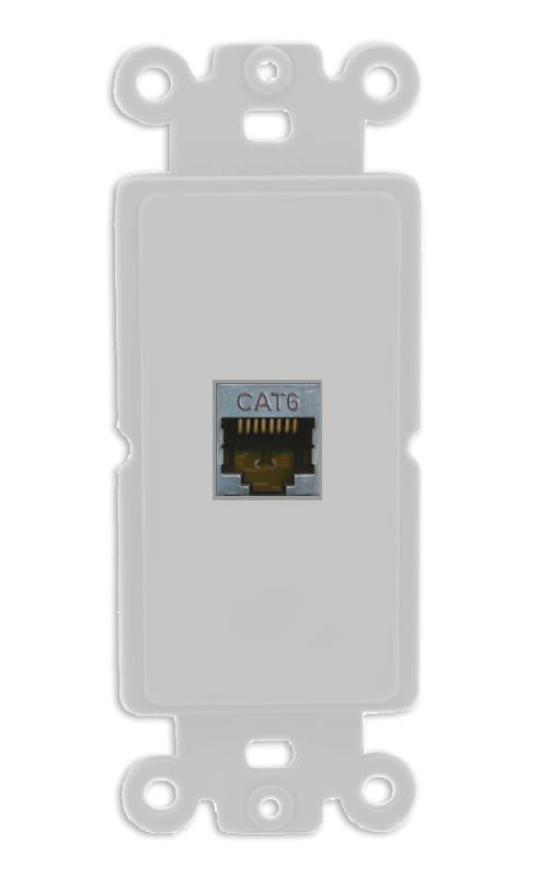 RiteAV CAT6-SHIELDED Wall Plate Rocker Module [Gray]