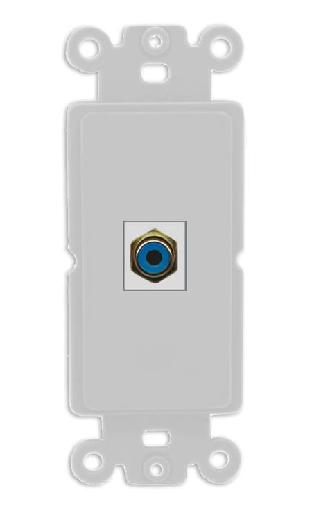 RiteAV RCA-BLUE Wall Plate Rocker Module [Gray]